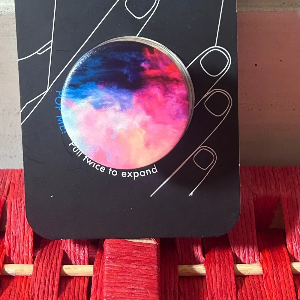 PopSocket Phone Grip & Stand - Pink Blue Tie-Dye